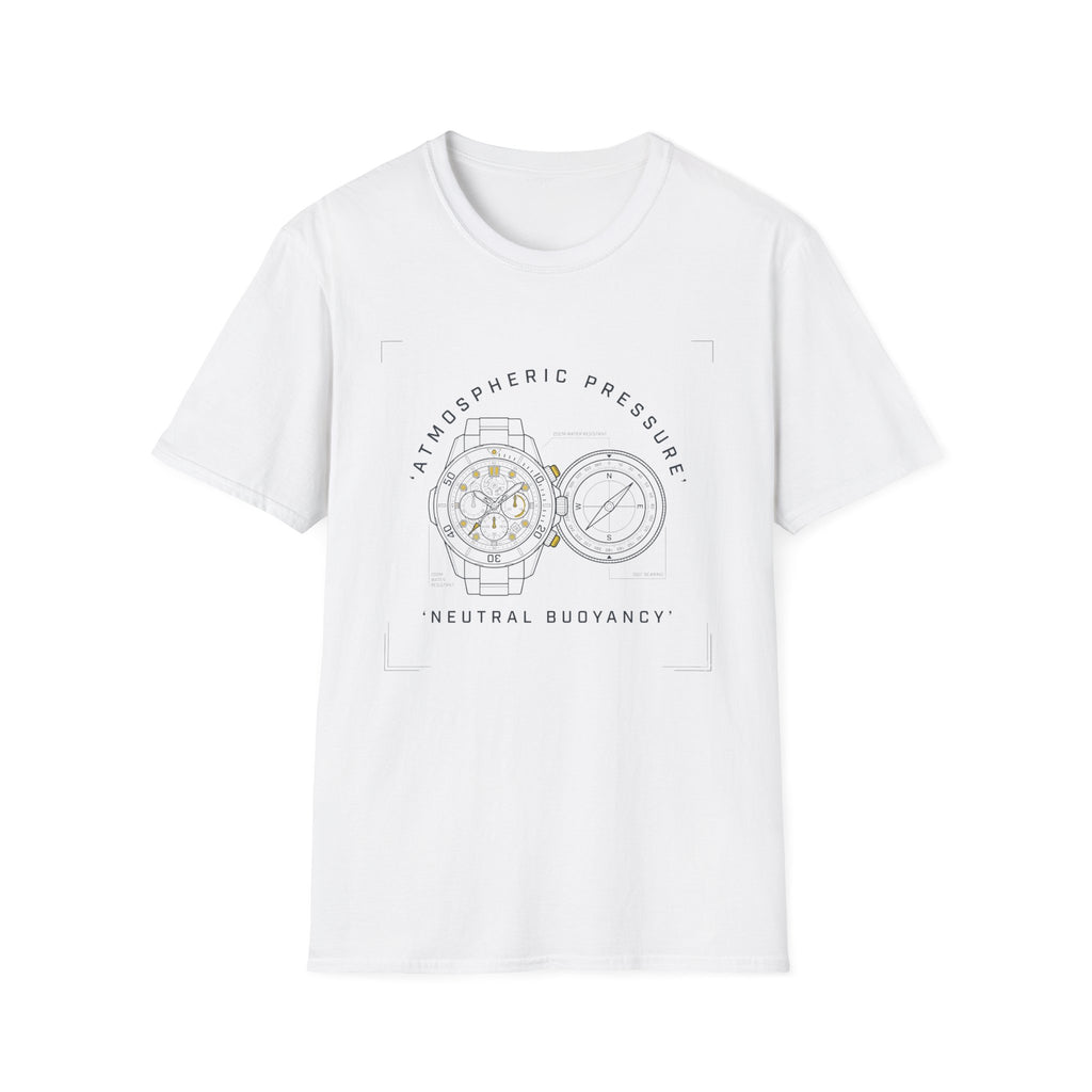 Atmospheric Pressure Diagram T-Shirt — Neutral Buoyancy Science Tee