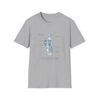 T-Shirt - Nautical Lighthouse Blueprint Tee (Sailor Coast Maritime Design)
