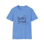 Salty Soul Beach T-Shirt — Nautical Sun & Wave Graphic Tee