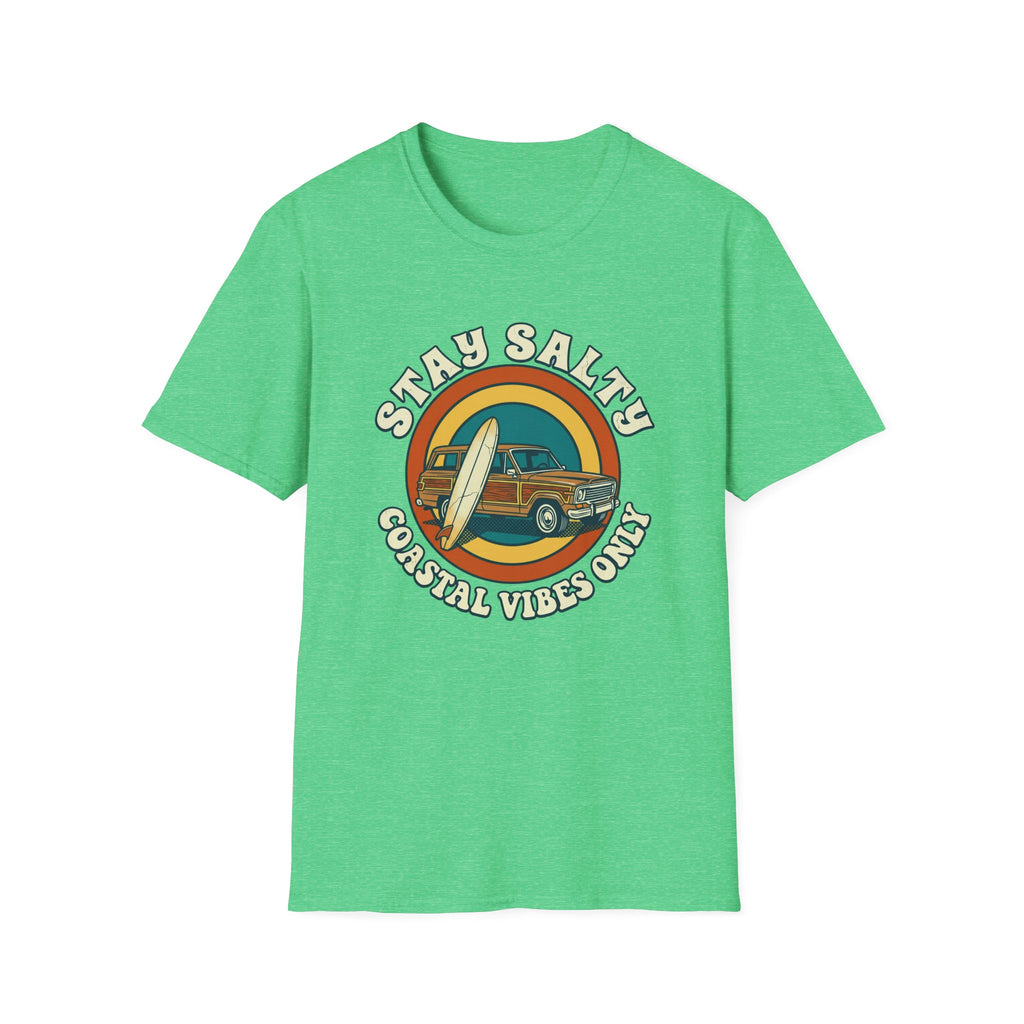 Stay Salty Surf Truck T-Shirt — Coastal Vibes Only Vintage Tee