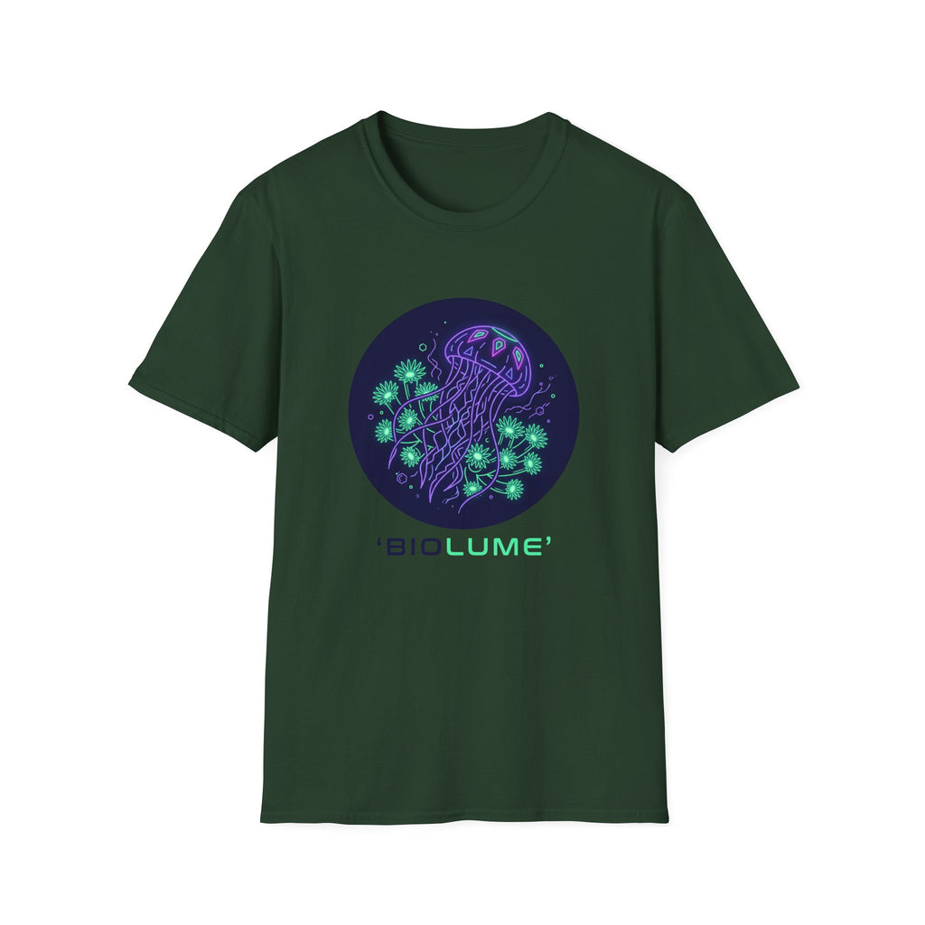 Biolume Jellyfish T-Shirt — Glowing Deep Sea Graphic Tee