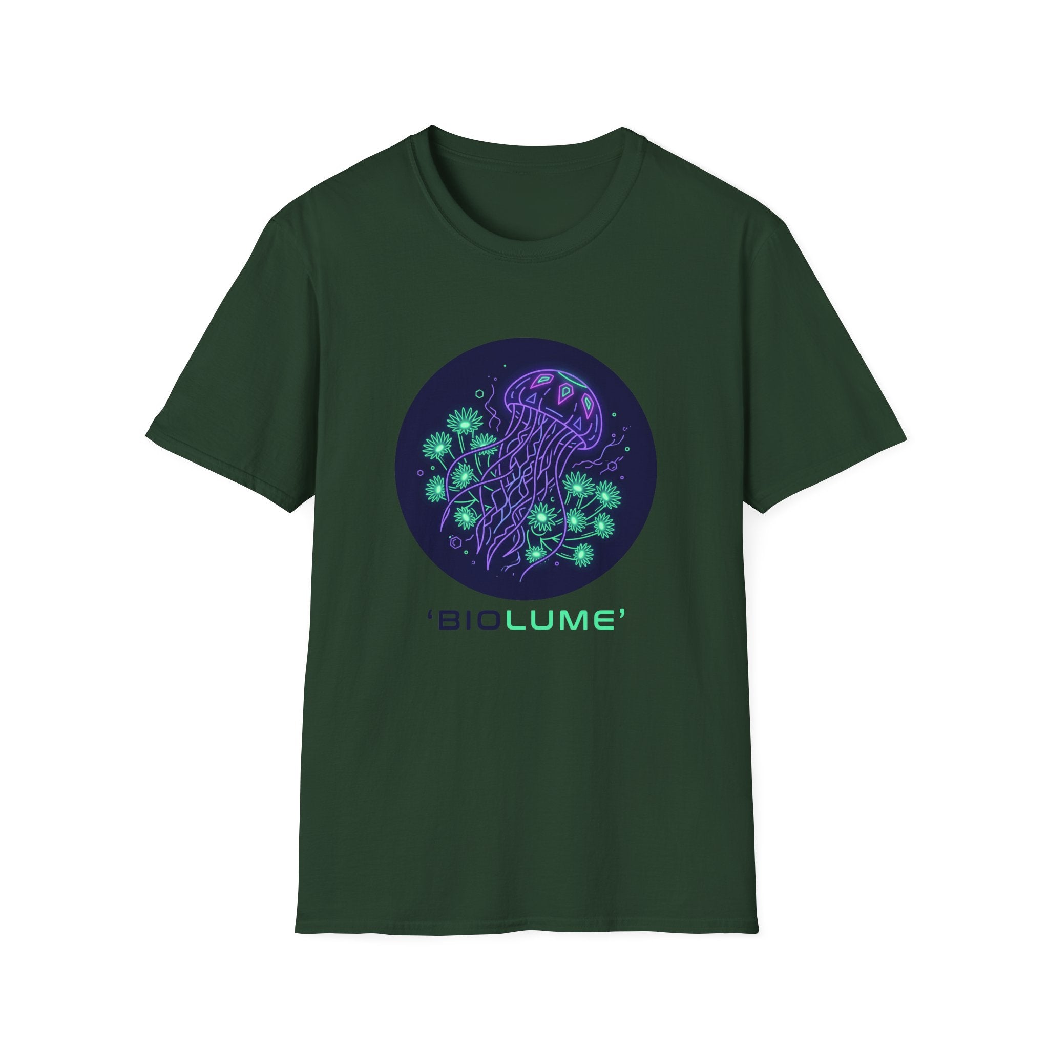 Biolume Jellyfish T-Shirt — Glowing Deep Sea Graphic Tee