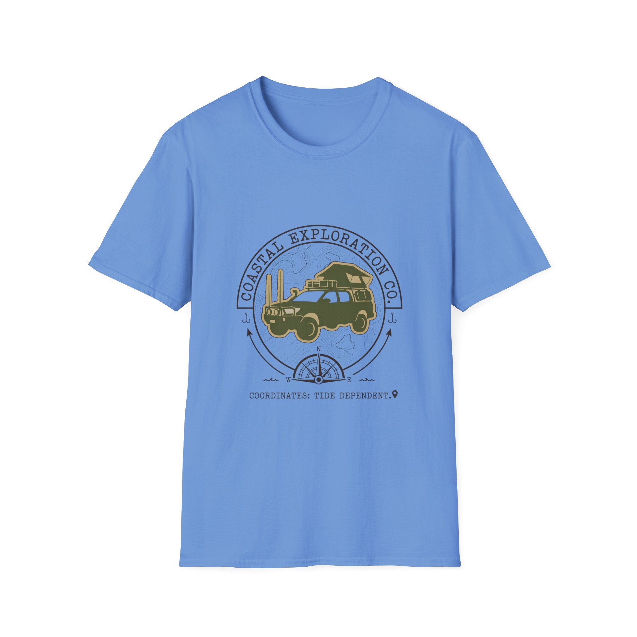 Coastal Exploration Jeep T-Shirt – Adventure Off-Road Graphic Tee