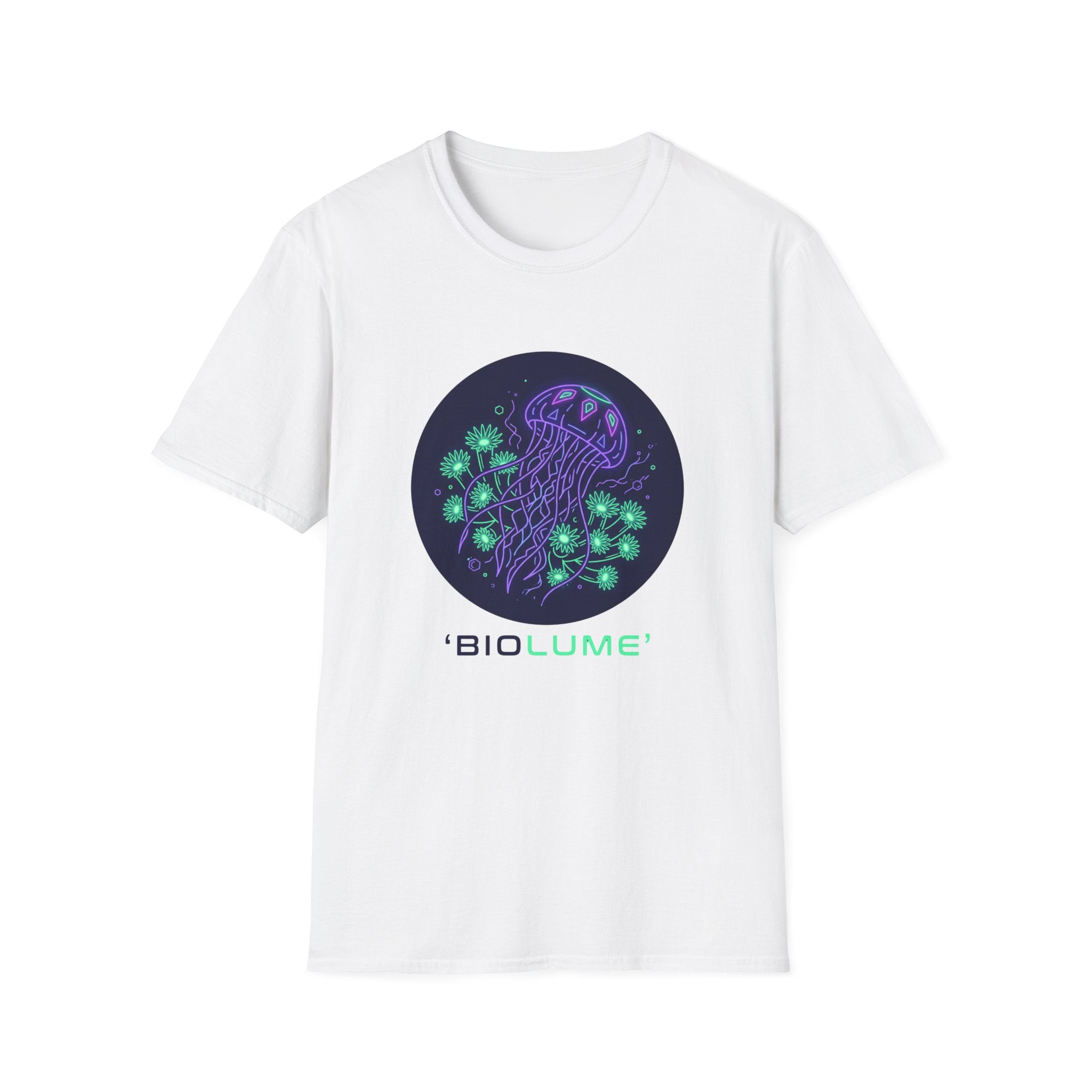 Biolume Jellyfish T-Shirt — Glowing Deep Sea Graphic Tee