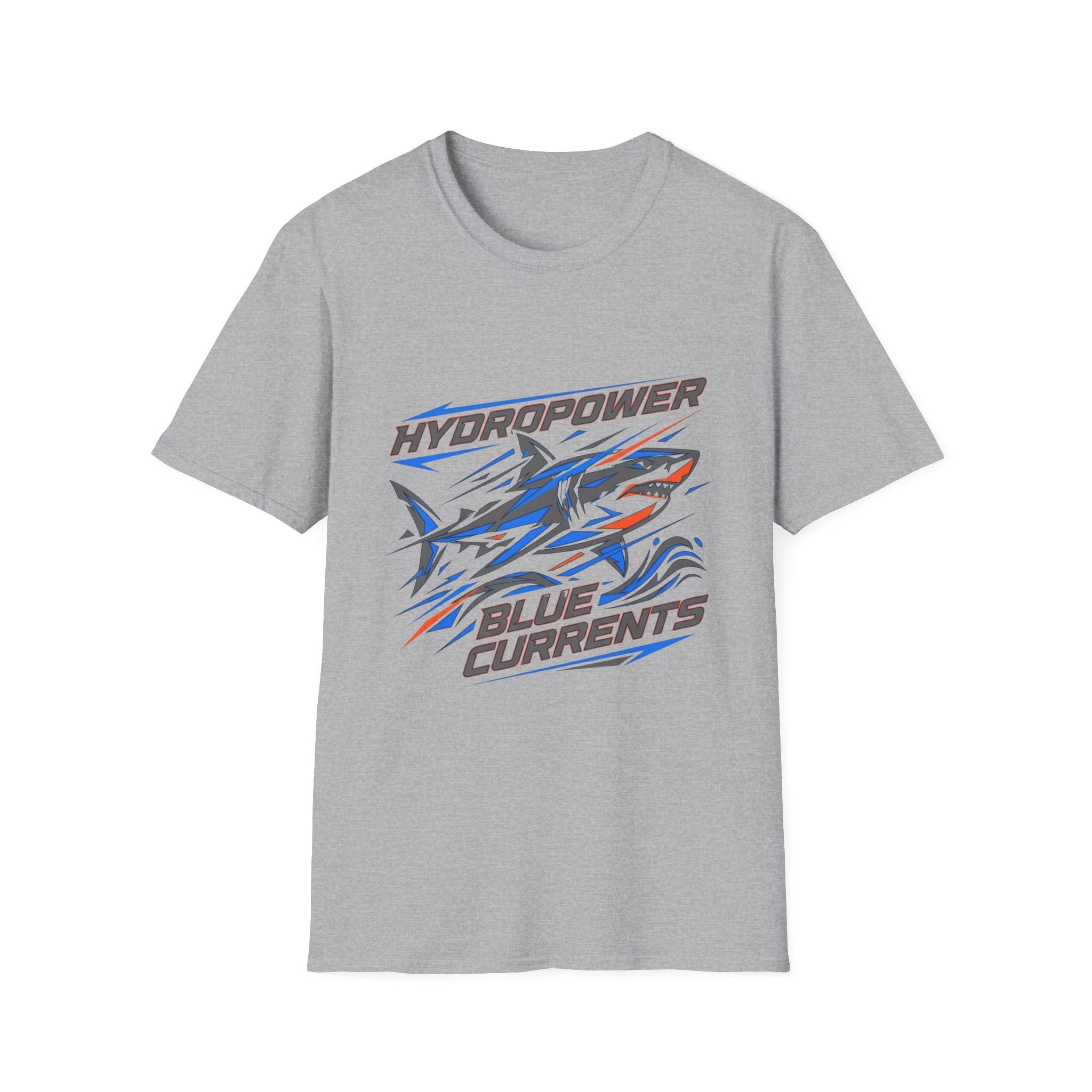 Hydropower Blue Currents Shark T-Shirt