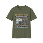 OBX Saltwater Pirates T-Shirt — "Beer, Bait & Buried Treasure" Coastal Fishing Tee