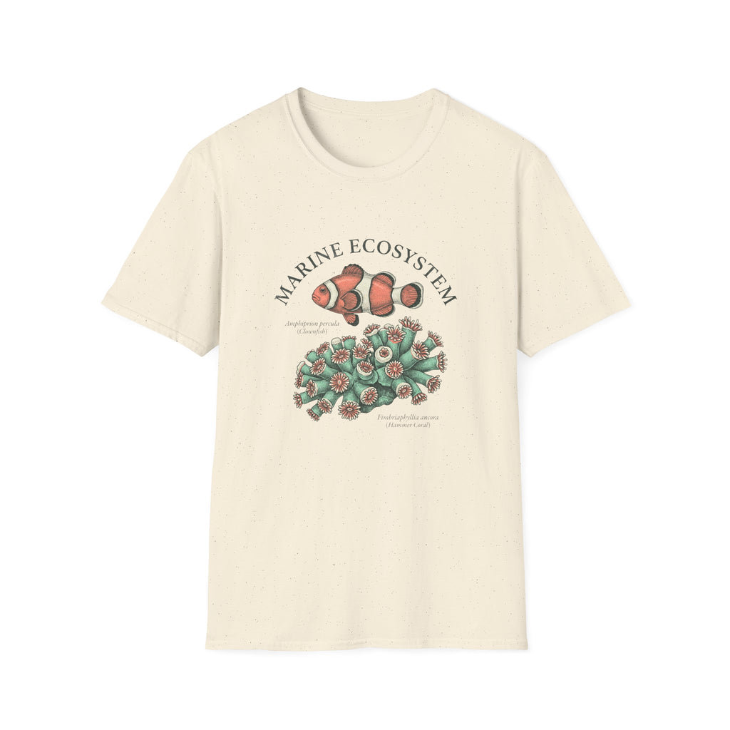 Marine Ecosystem Clownfish & Coral T-Shirt
