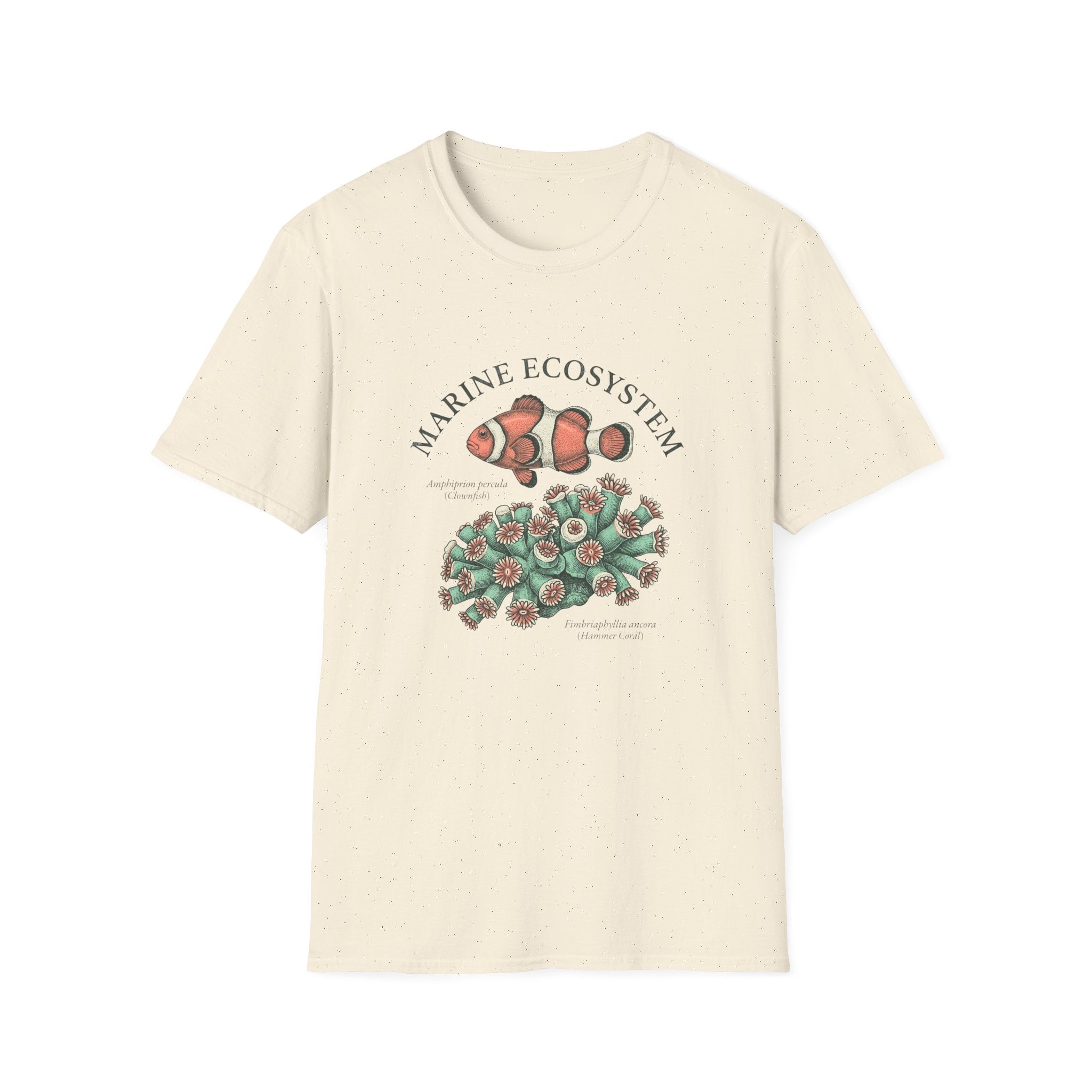 Marine Ecosystem Clownfish & Coral T-Shirt