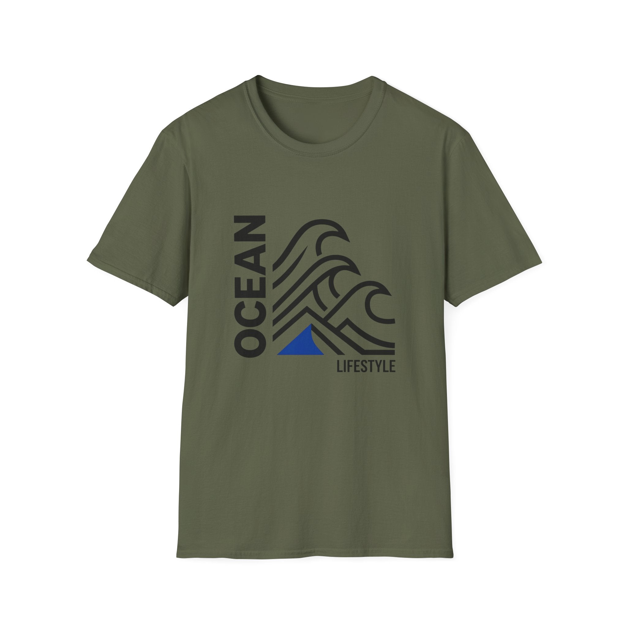 Ocean Lifestyle T-Shirt — Coastal Waves Graphic Tee
