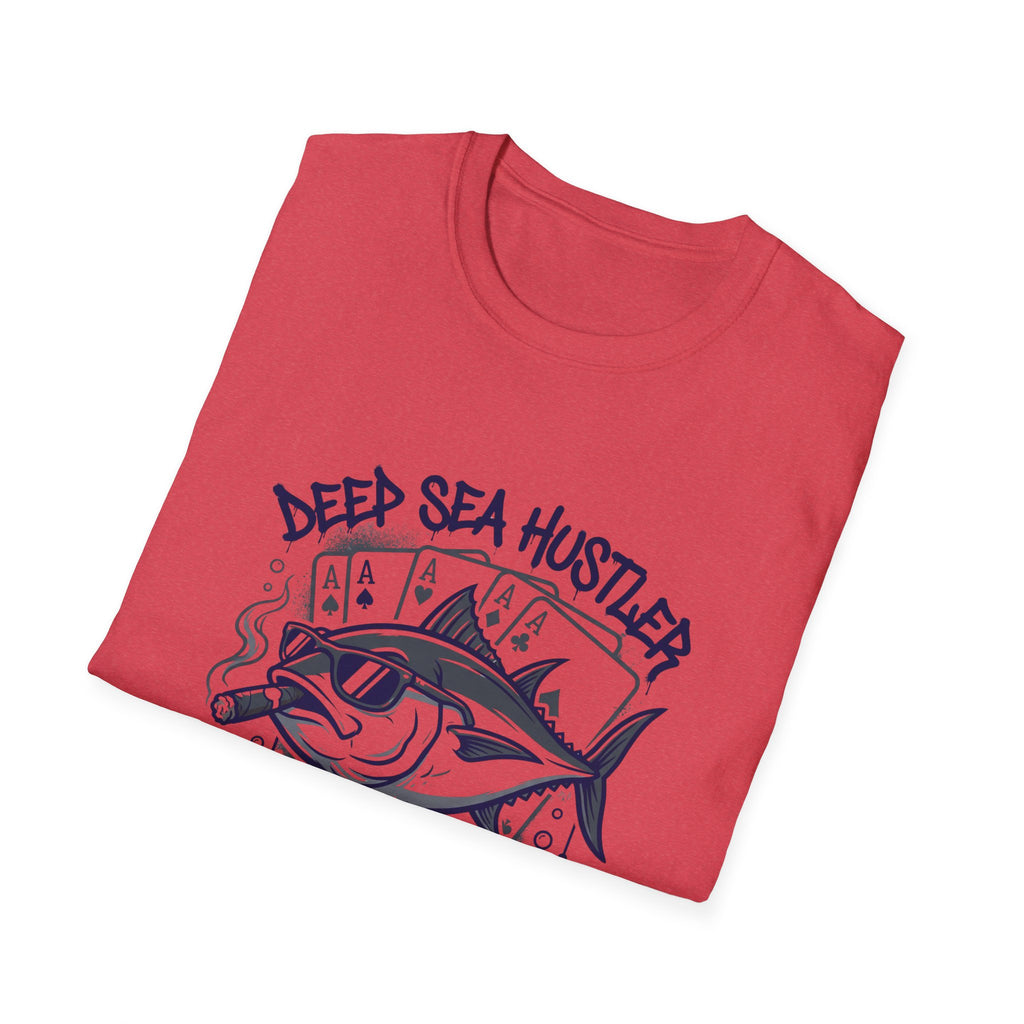 T-shirt Deep Sea Hustler – T-shirt de pêche "Sink Hooks, Stack Aces"