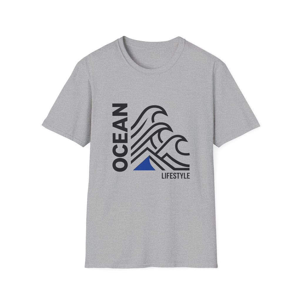 Ocean Lifestyle T-Shirt — Coastal Waves Graphic Tee