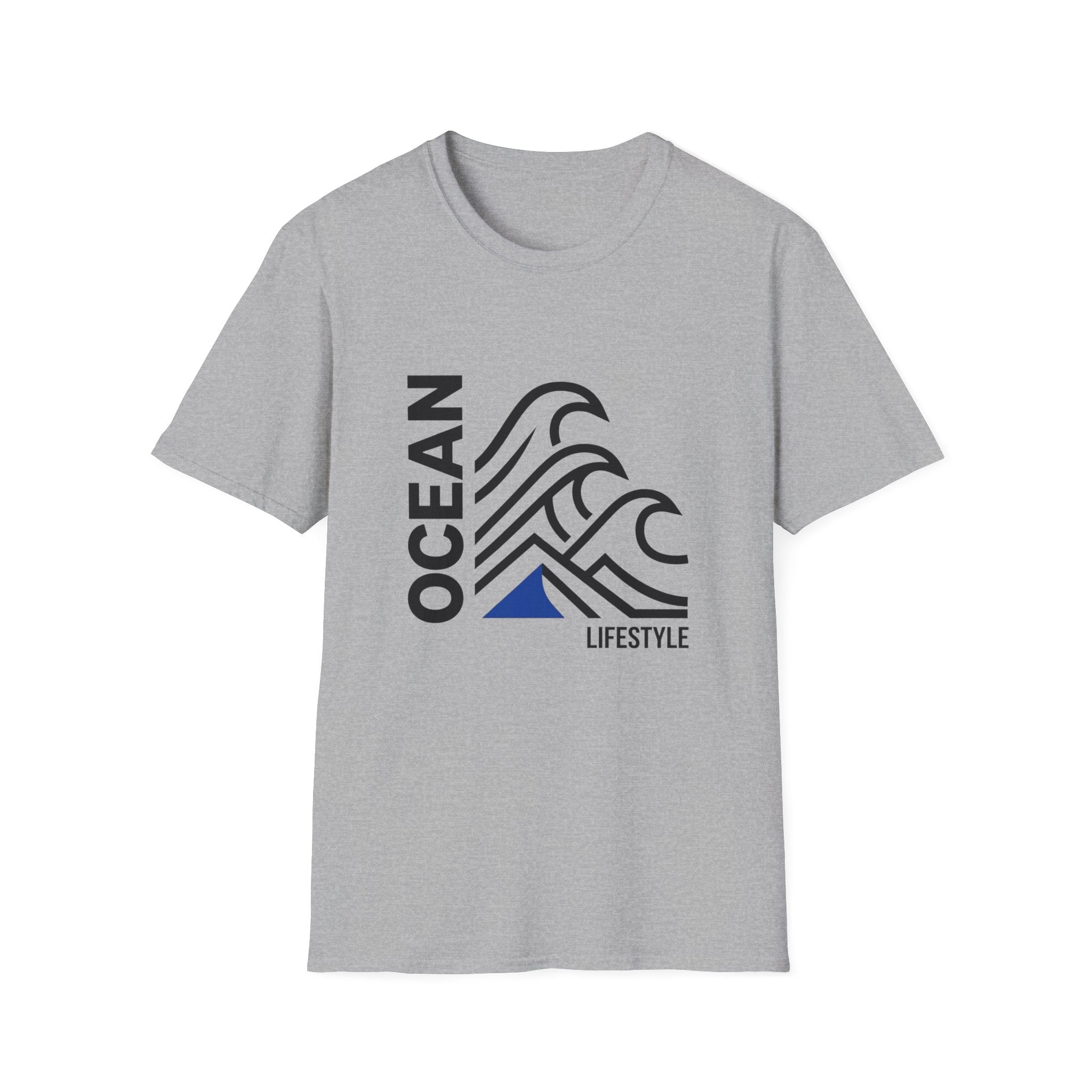 Ocean Lifestyle T-Shirt — Coastal Waves Graphic Tee