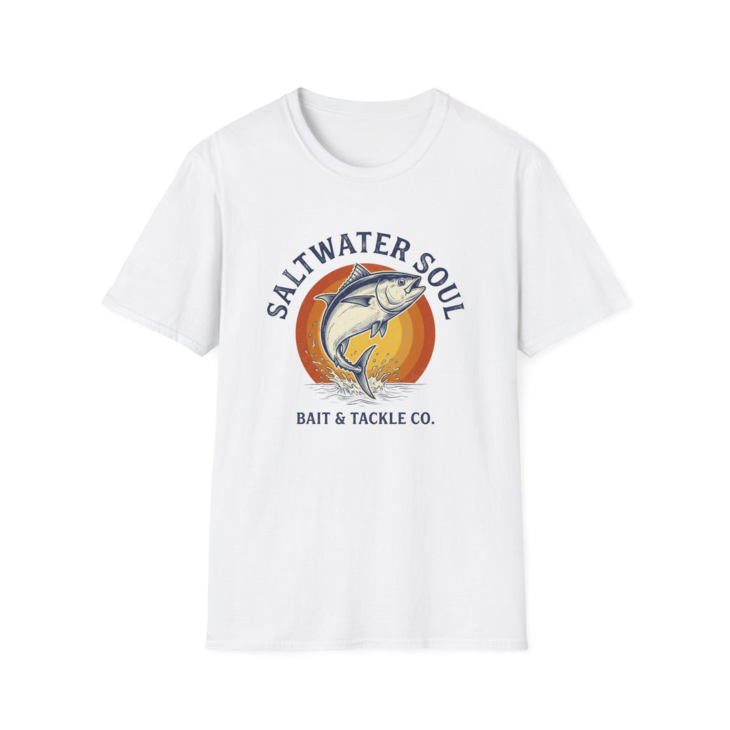 T-shirt de pêche Saltwater Soul — T-shirt côtier Appâts et matériel de pêche