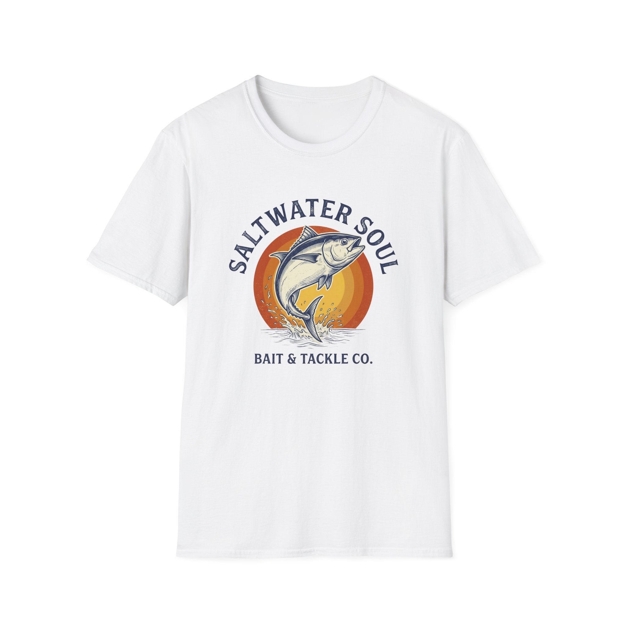 T-shirt de pêche Saltwater Soul — T-shirt côtier Appâts et matériel de pêche