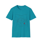 Anglerfish Anatomy Tee — Scientific Diagram Fish T-Shirt with “Anatomy of an Anglerfish” Design