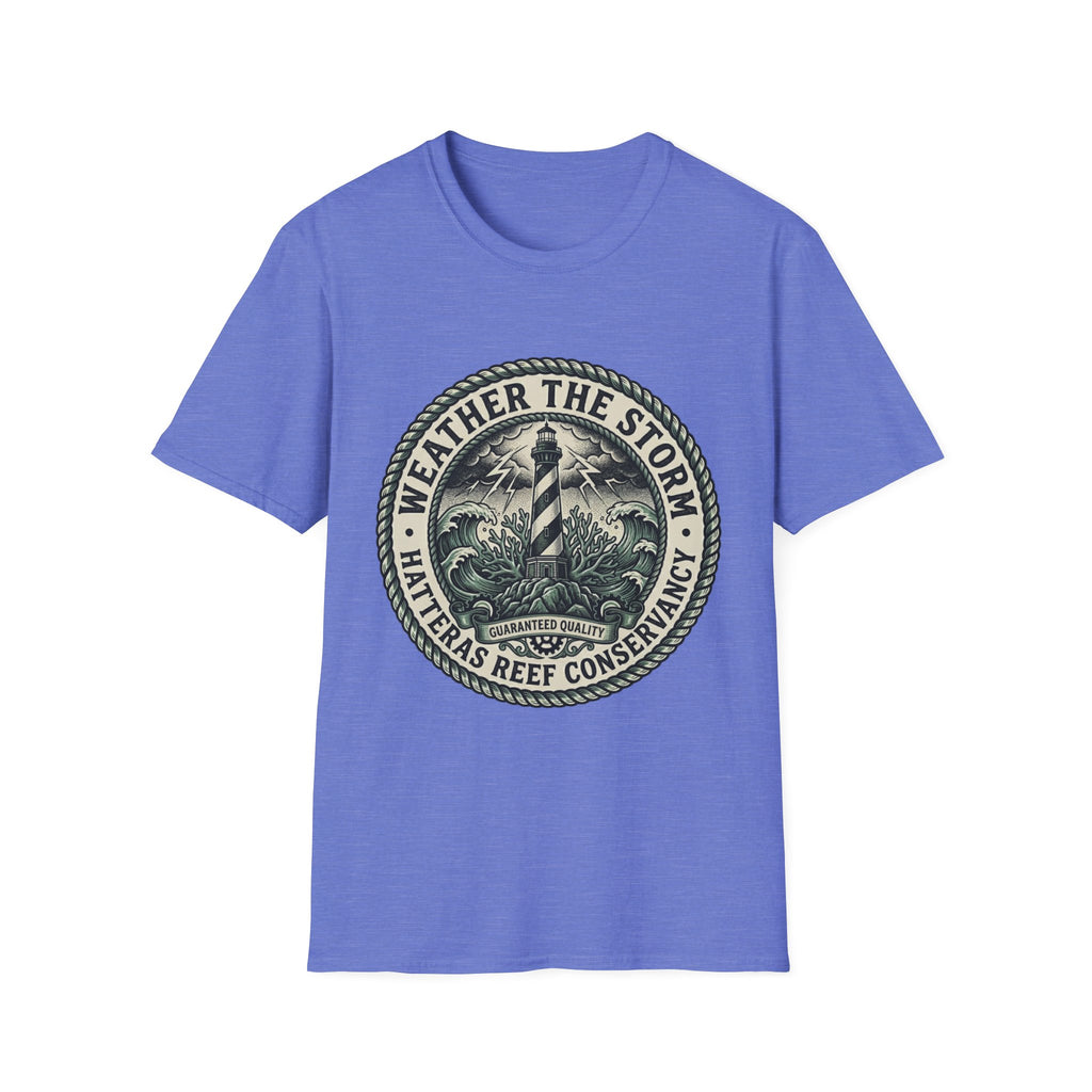 Weather the Storm Lighthouse T-Shirt — Coastal Conservation Graphic Tee