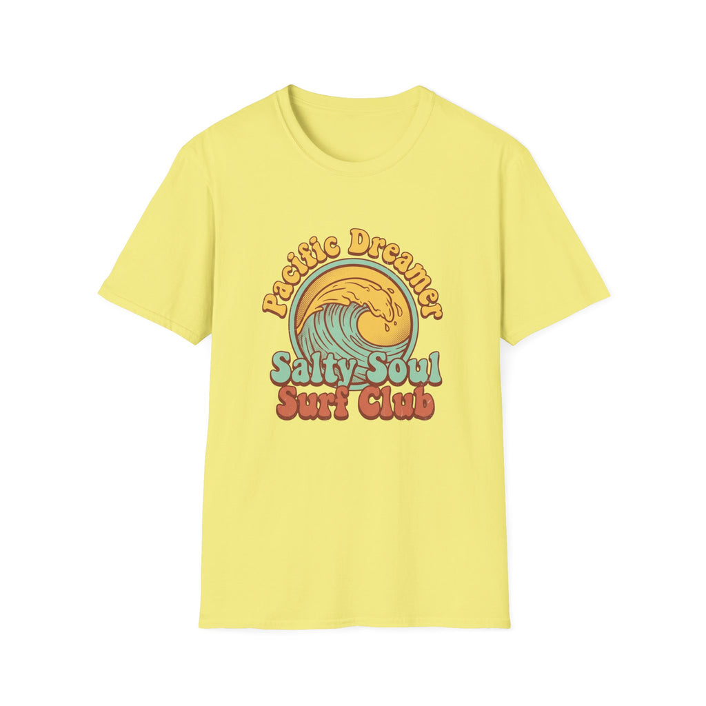 Surf Club T-Shirt — 'Salty Soul' Baltic Dreamer Vintage Wave Tee