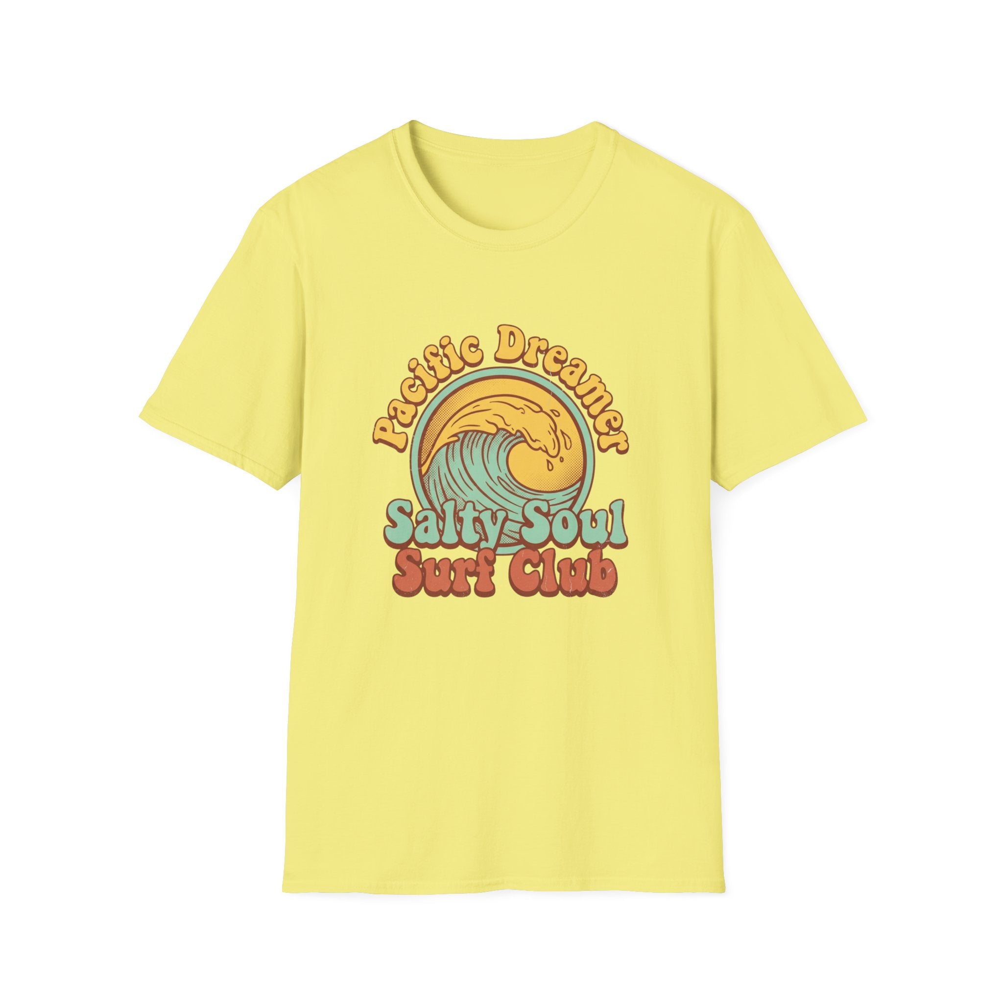 Surf Club T-Shirt — 'Salty Soul' Baltic Dreamer Vintage Wave Tee