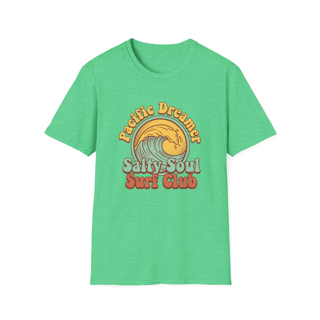 Salty Soul Surf Club T-Shirt — Retro 'Petite Dreamer' Wave Graphic