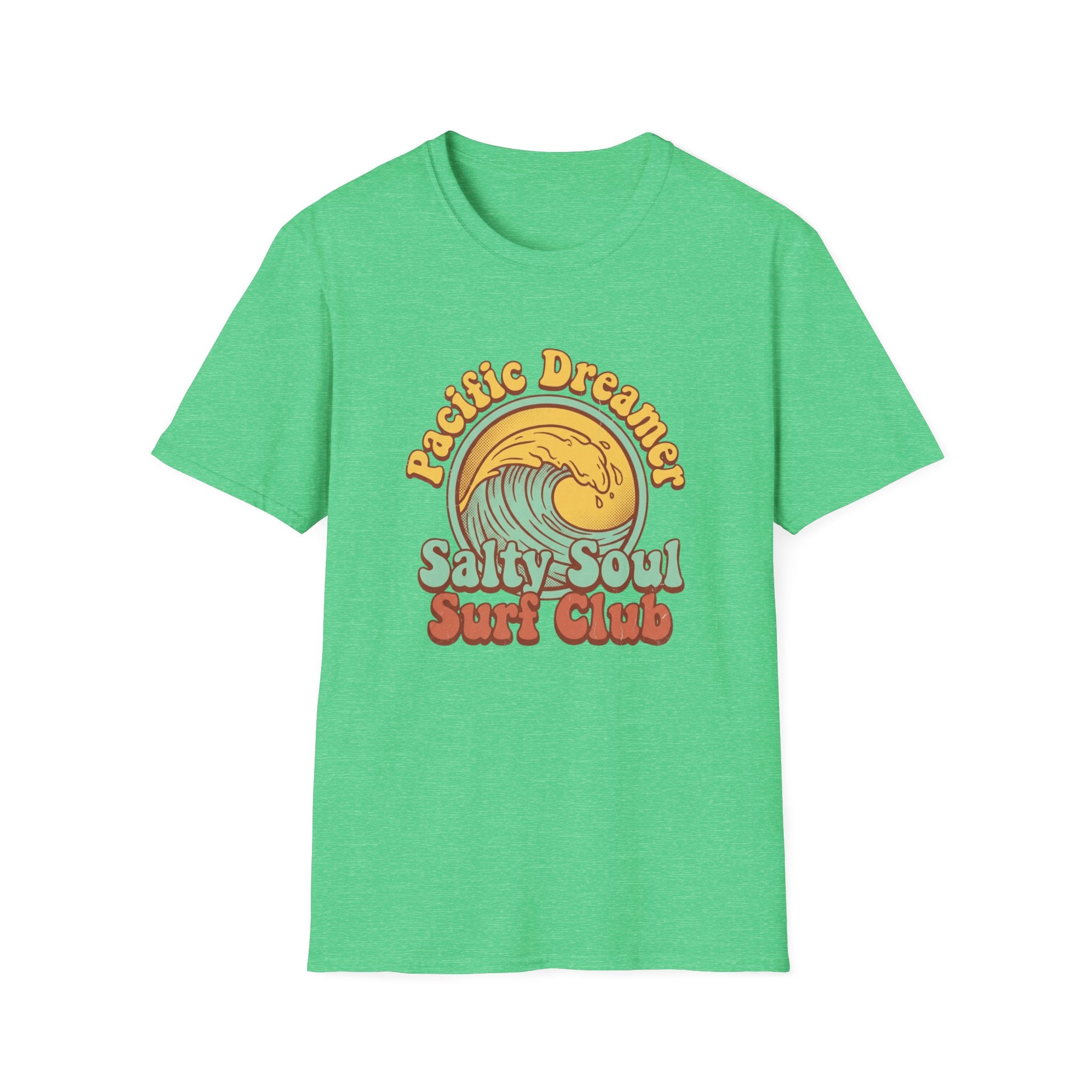 Salty Soul Surf Club T-Shirt — Retro 'Petite Dreamer' Wave Graphic