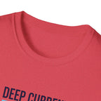T-shirt graphique Deep Current — T-shirt de plongeur océanique « La pression forge le caractère »