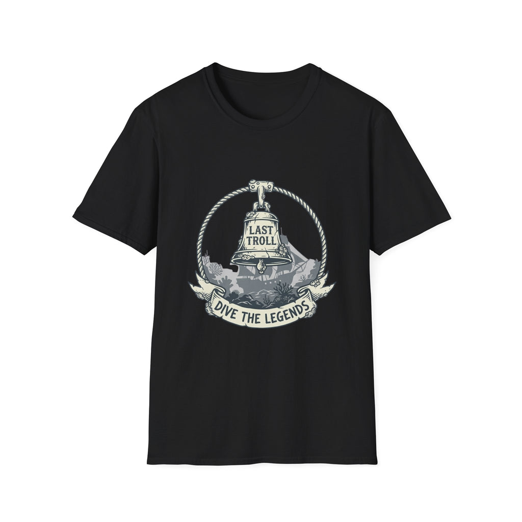 T-Shirt — 'Last Troll' Nautical Dive Badge Tee (Dive the Legends)