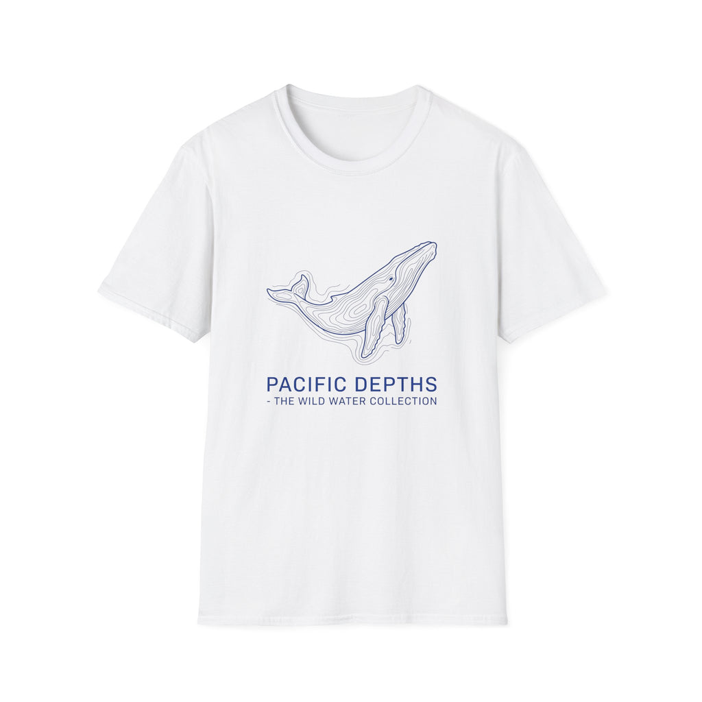 Whale Graphic T-Shirt — "Pacific Depths" Coastal Marine Tee