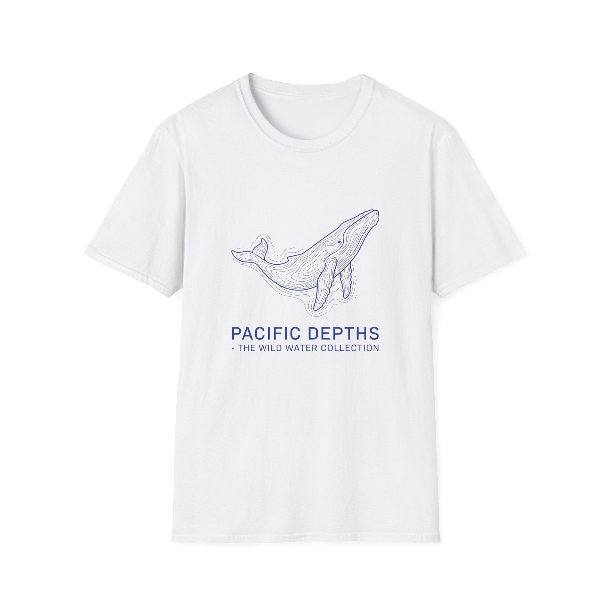 Whale Graphic T-Shirt — "Pacific Depths" Coastal Marine Tee