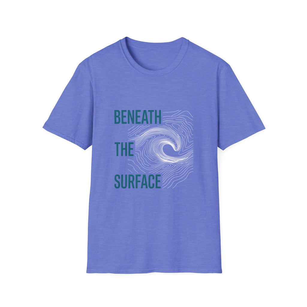 T-Shirt — "Beneath the Surface" Ocean Wave Graphic Tee
