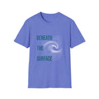 T-Shirt — "Beneath the Surface" Ocean Wave Graphic Tee