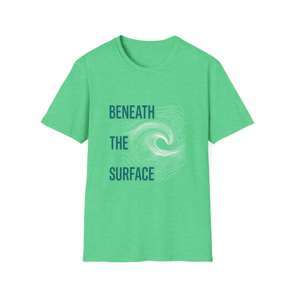 T-Shirt — "Beneath the Surface" Ocean Wave Graphic Tee