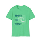 T-Shirt — "Beneath the Surface" Ocean Wave Graphic Tee