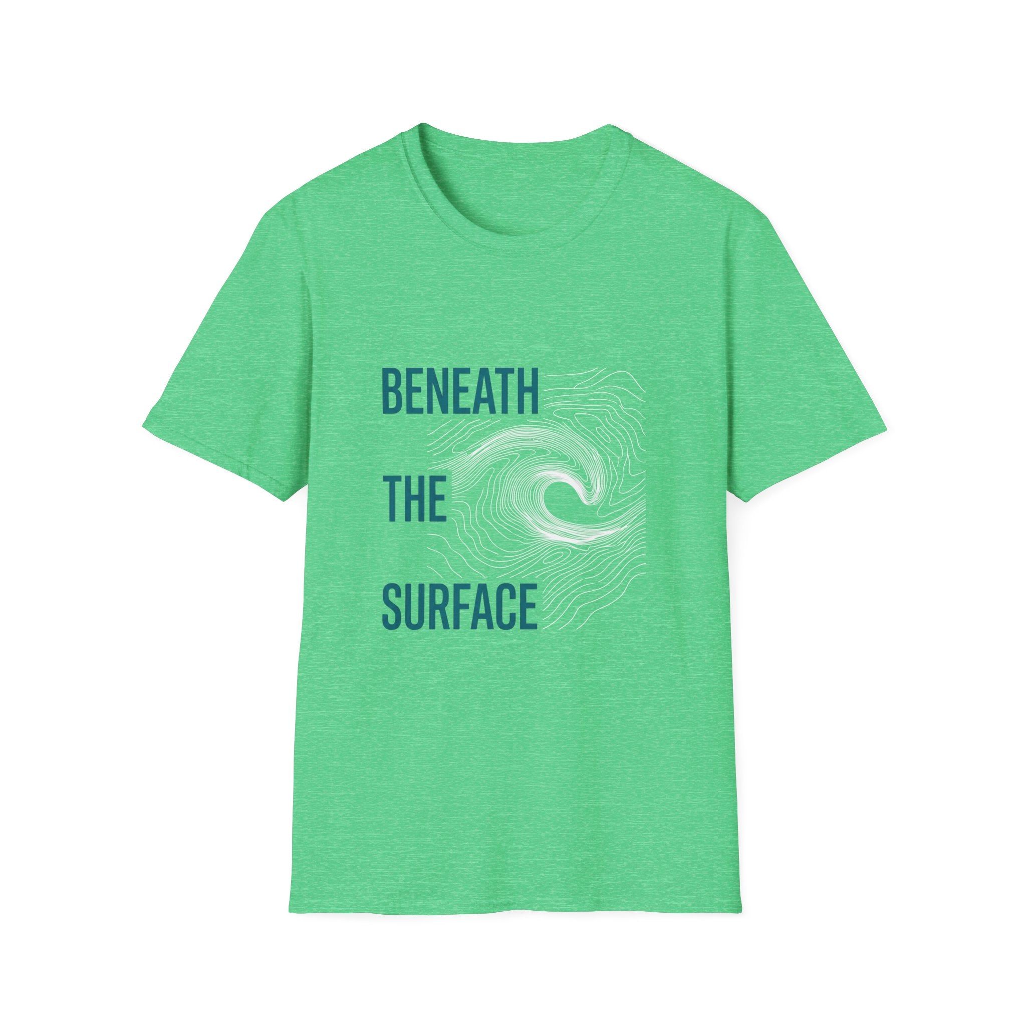 T-Shirt — "Beneath the Surface" Ocean Wave Graphic Tee