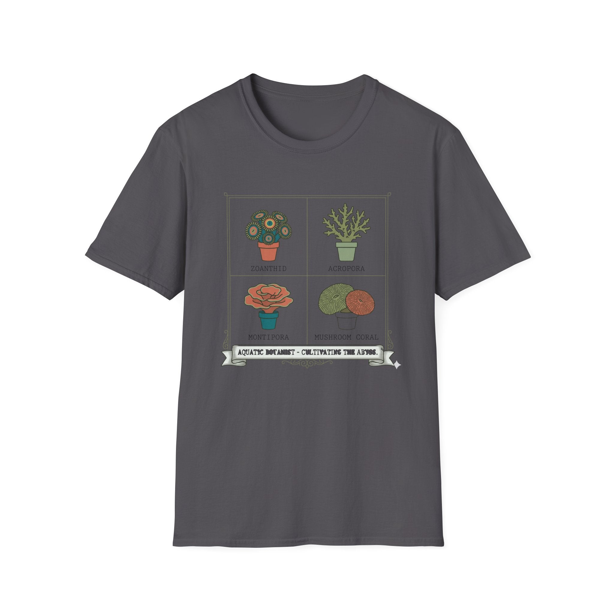 Plant Lover T-Shirt — Botanical Pots Design (Succulent & Cactus)