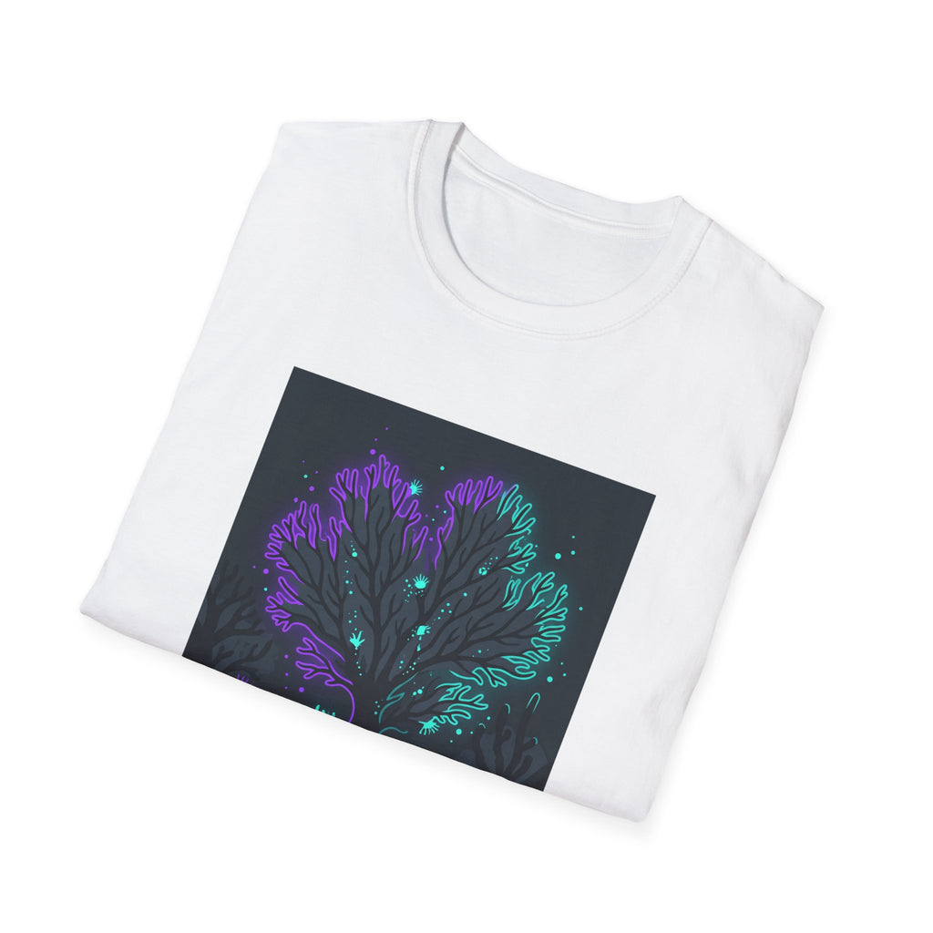 T-shirt Ginkgo clair de lune — Tee-shirt floral Jardin nocturne