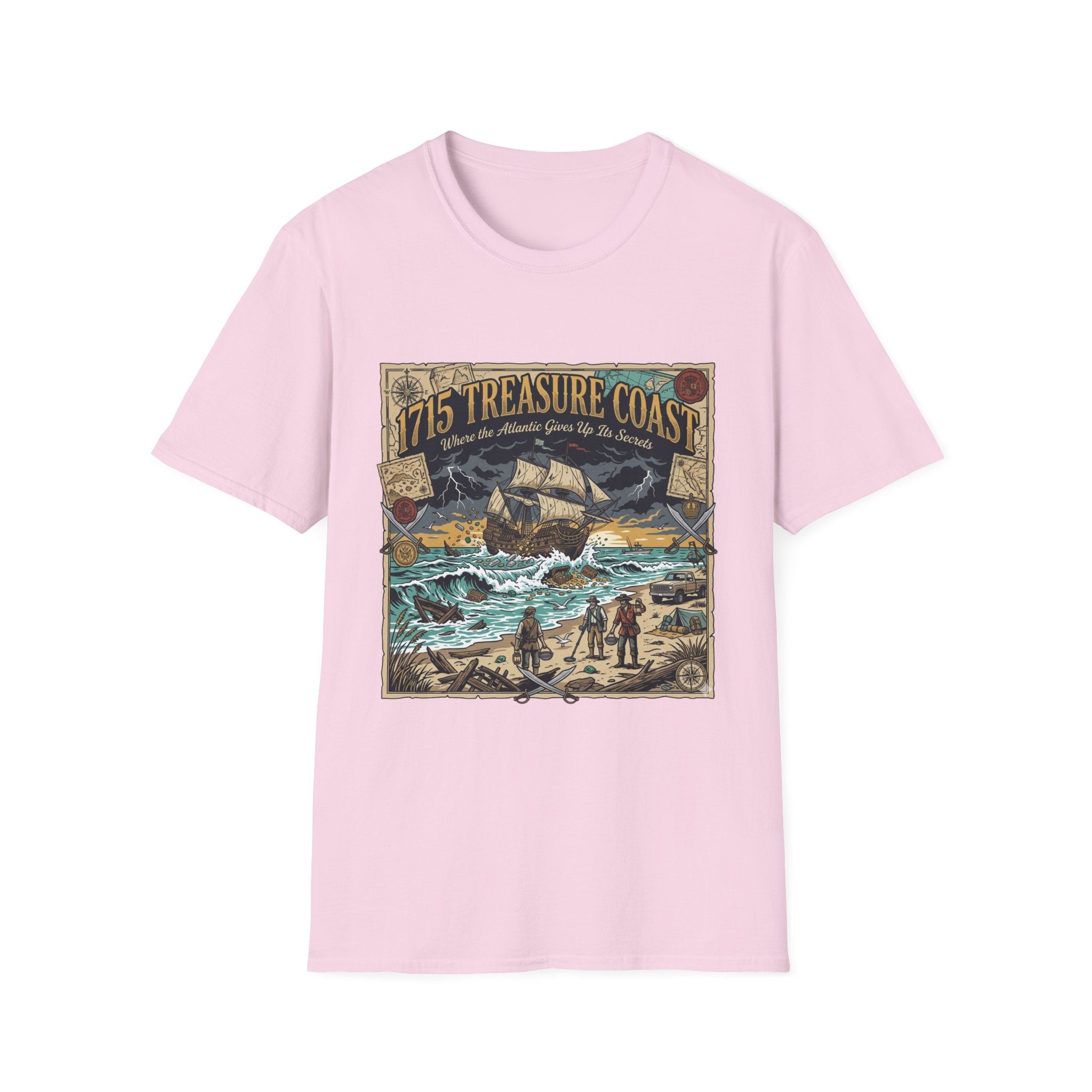 Treasure Coast 1715 Vintage Ship T-Shirt
