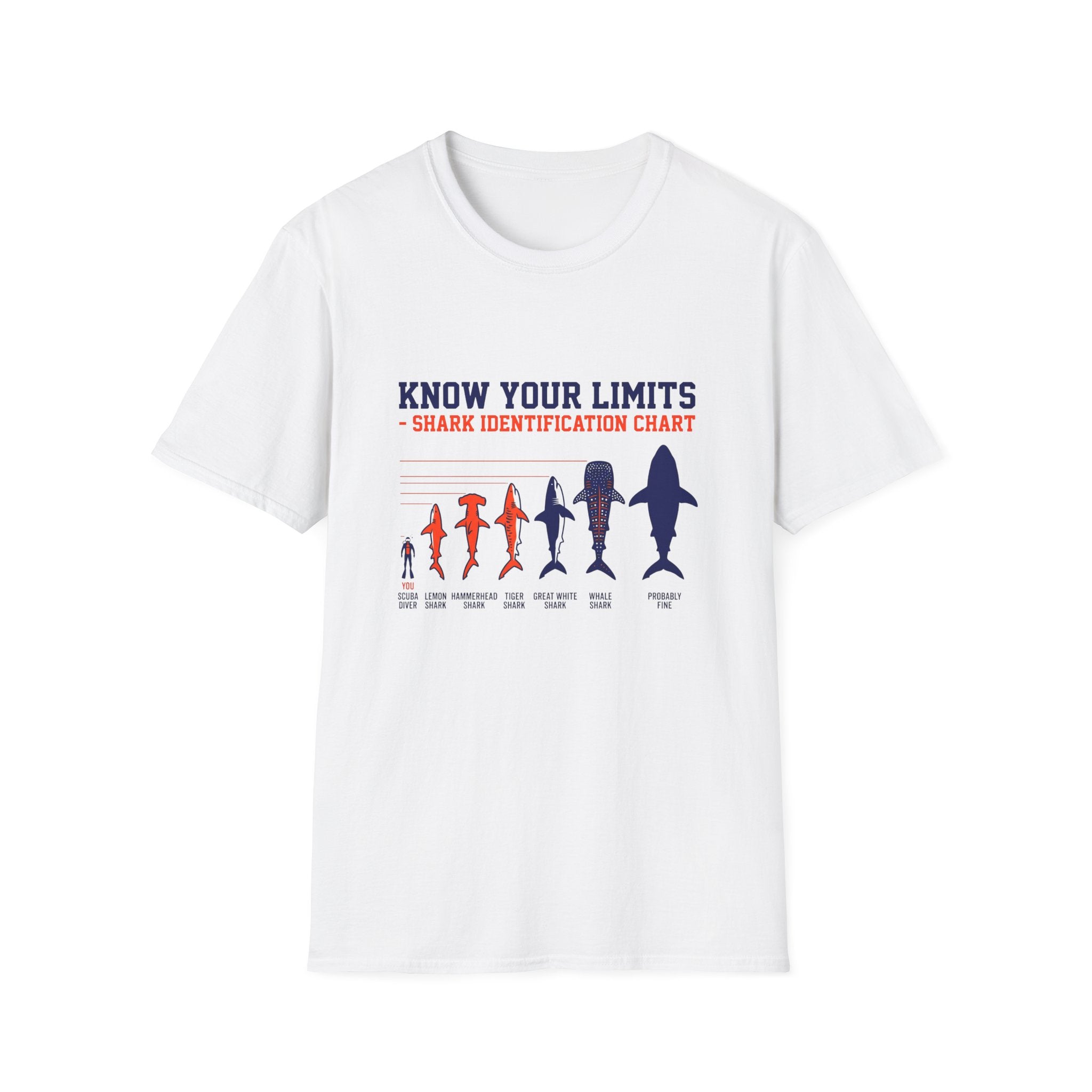 Know Your Limits Shark Identification T-Shirt