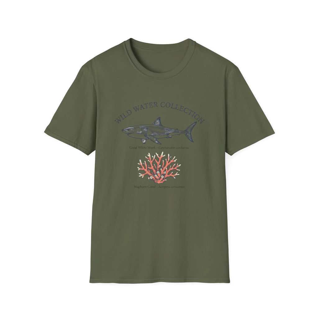 Shark & Coral 'Wild Water Collection' T-Shirt