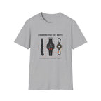 Equipped for the Abyss Scuba Gear T-Shirt — Technical Diving Tools Tee
