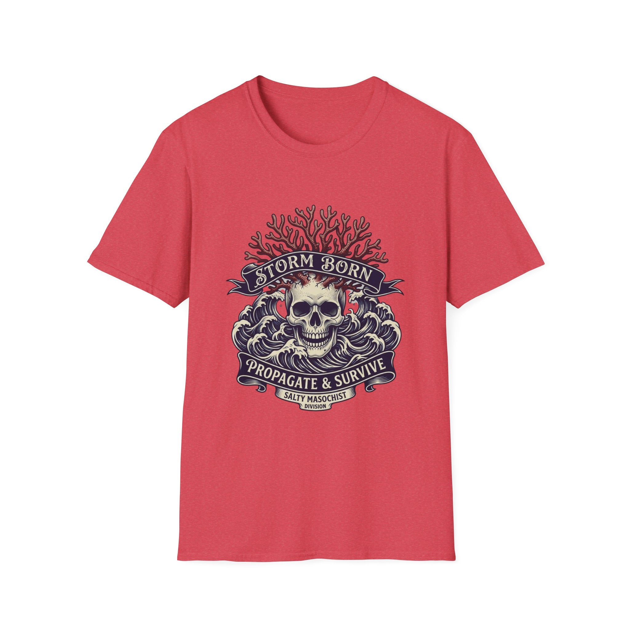 Storm Born Skull Tee — "Propagate & Survive" Pirate Nautical T-Shirt