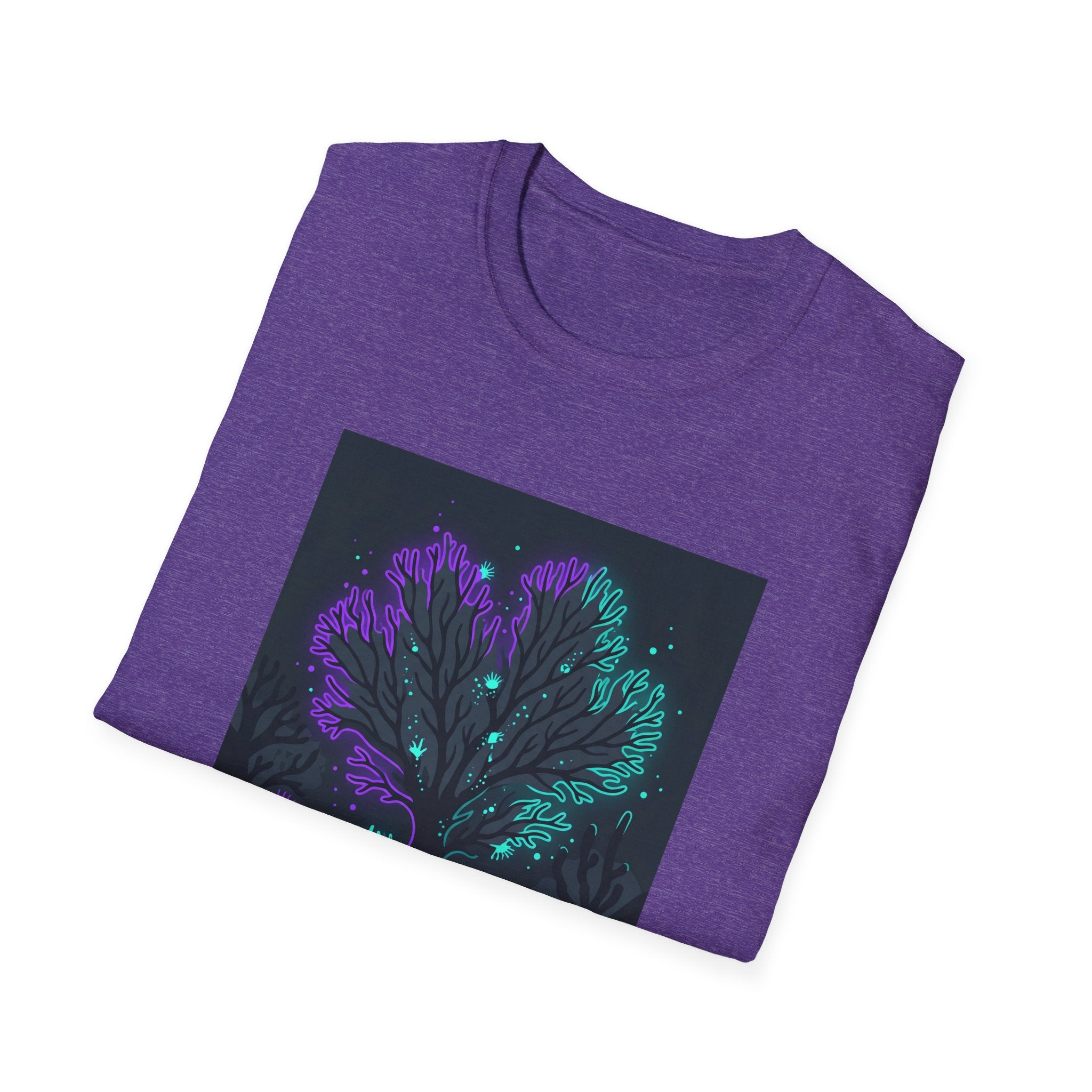 T-shirt Ginkgo clair de lune — Tee-shirt floral Jardin nocturne