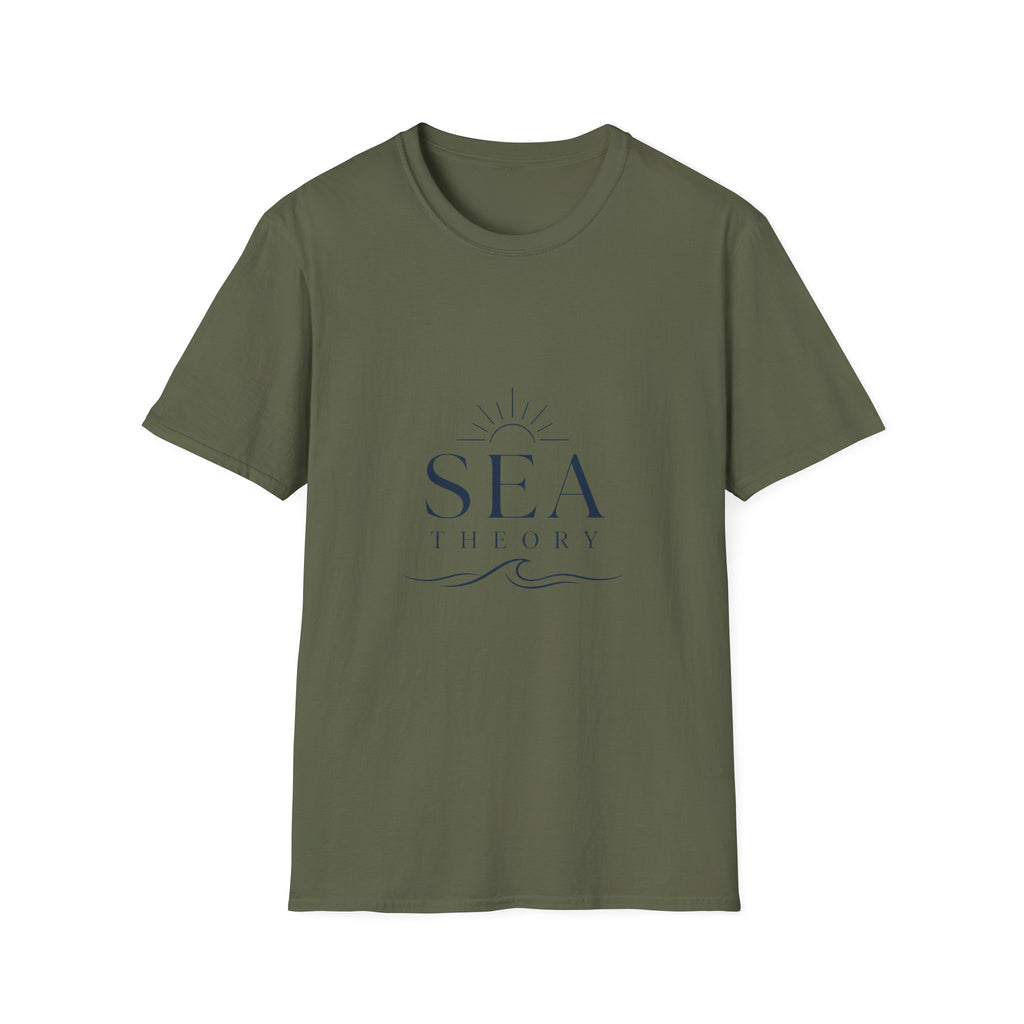 Sea Theory T-Shirt — Minimal Coastal Graphic Tee