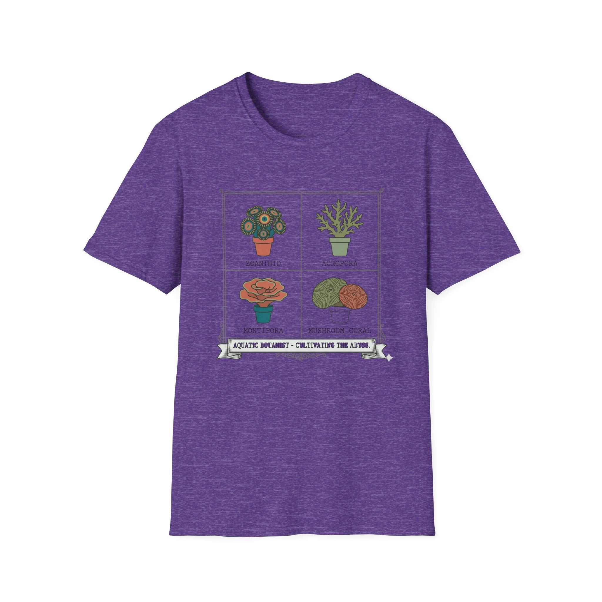 Plant Lover T-Shirt — Botanical Pots Design (Succulent & Cactus)