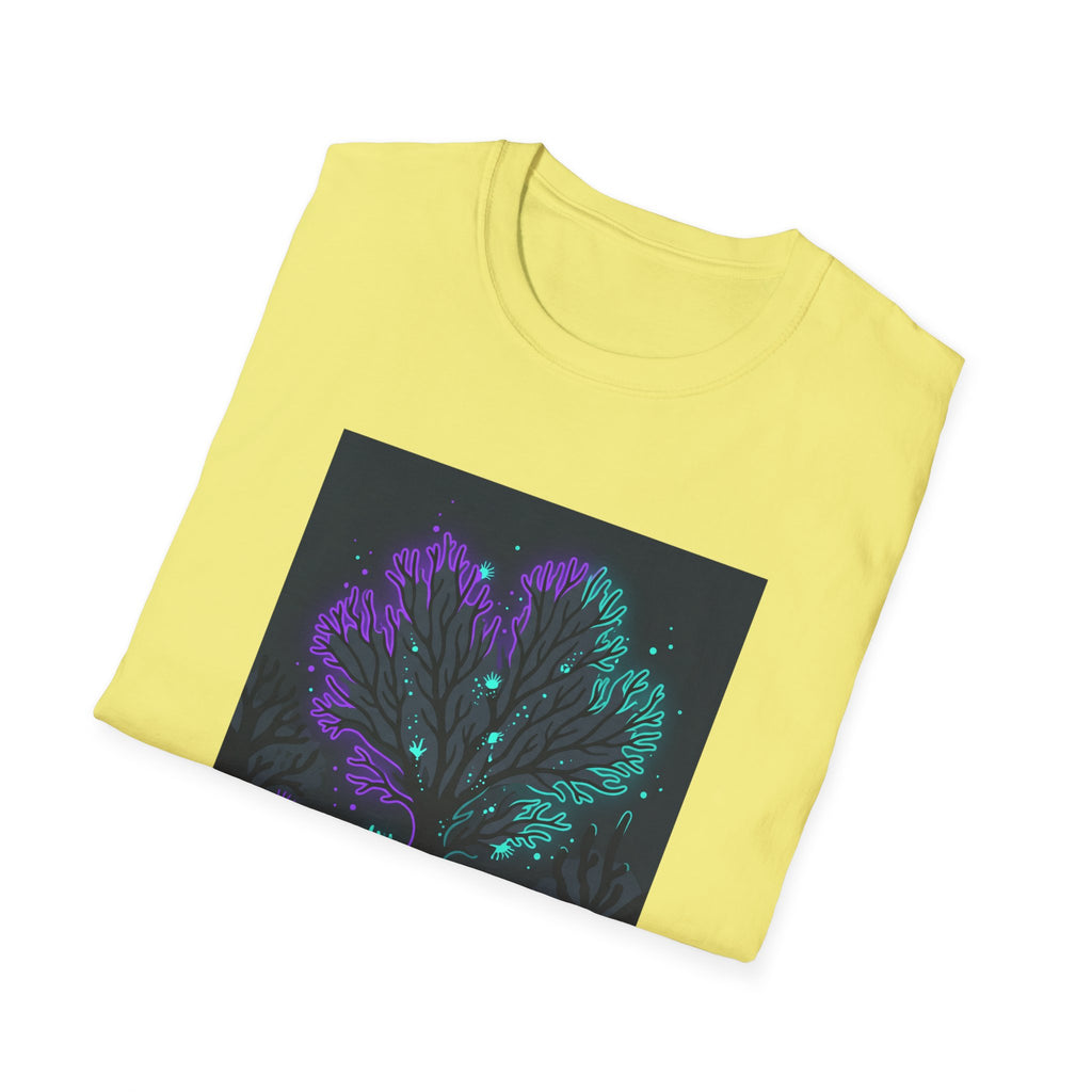 T-shirt Ginkgo clair de lune — Tee-shirt floral Jardin nocturne