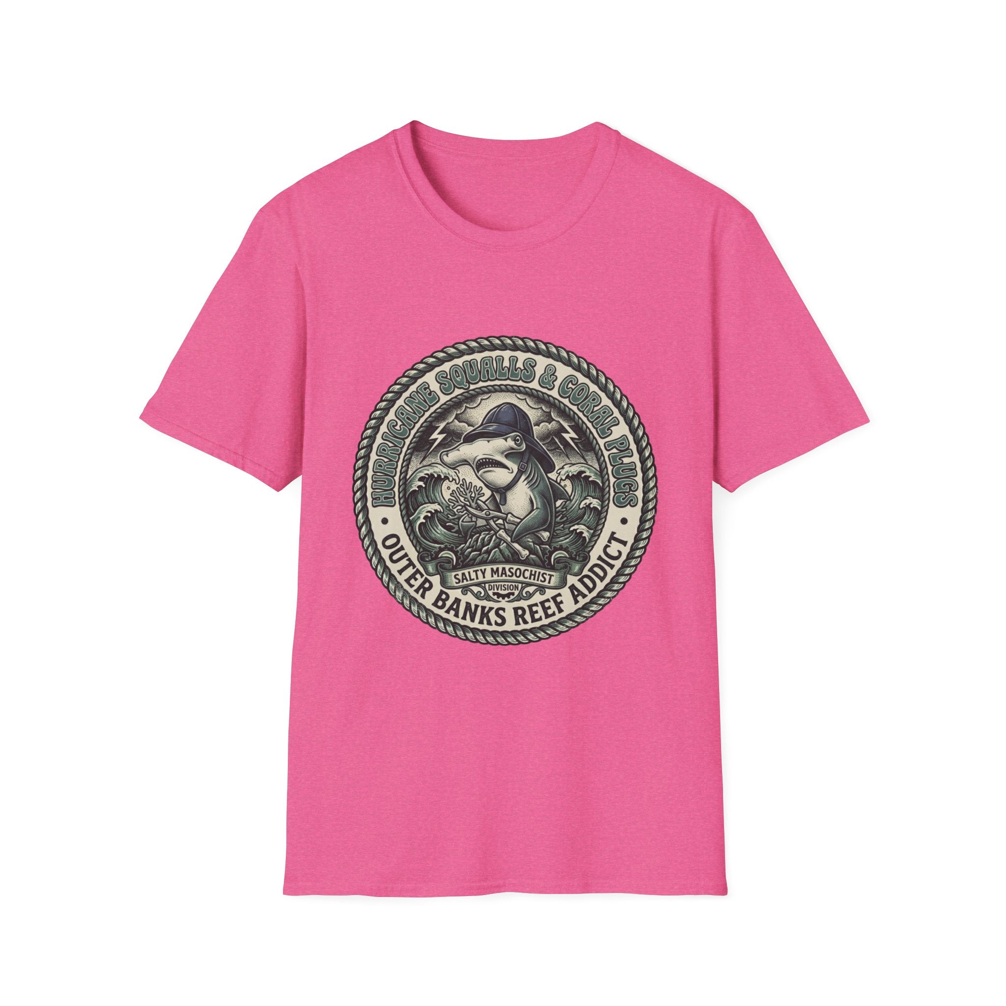 Outer Banks Reef Addict T-Shirt — Vintage Surf & Ocean Conservation Tee