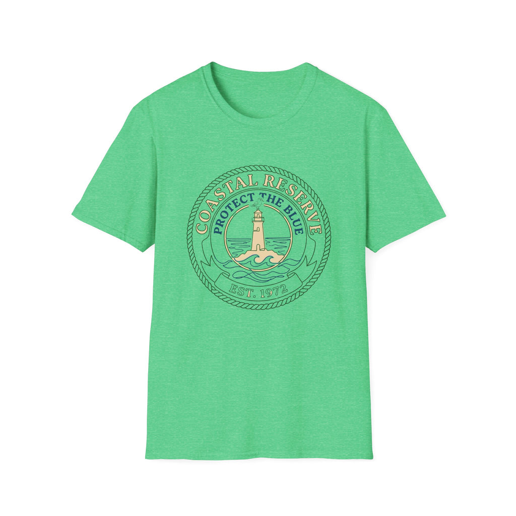 Coastal Reserve Lighthouse T-Shirt — "Protect the Blue" Ocean Conservation Tee