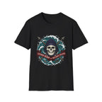 Skull Mariner T-Shirt — "Storm Born, Hatteras Village" Nautical Graphic Tee