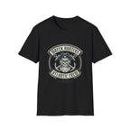 Wreck Hunters Atlantic Crew T‑Shirt — Pirate Skull & Anchor Nautical Graphic Tee