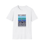 T-shirt graphique Deep Current — T-shirt de plongeur océanique « La pression forge le caractère »