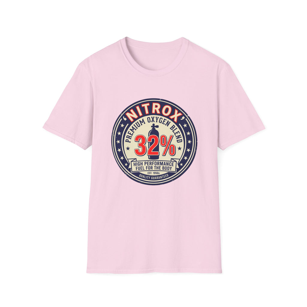 Nitrox 32% Dive T-Shirt — Premium Scuba Diving Oxygen Blend Tee